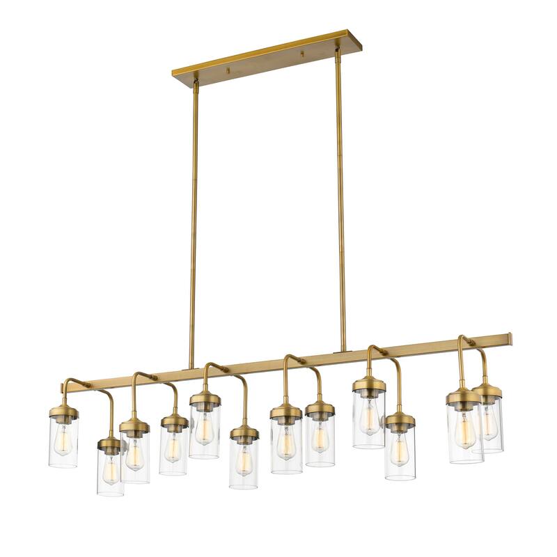 Z-Lite Calliope 60" Wide 12 Light Linear Chandelier
