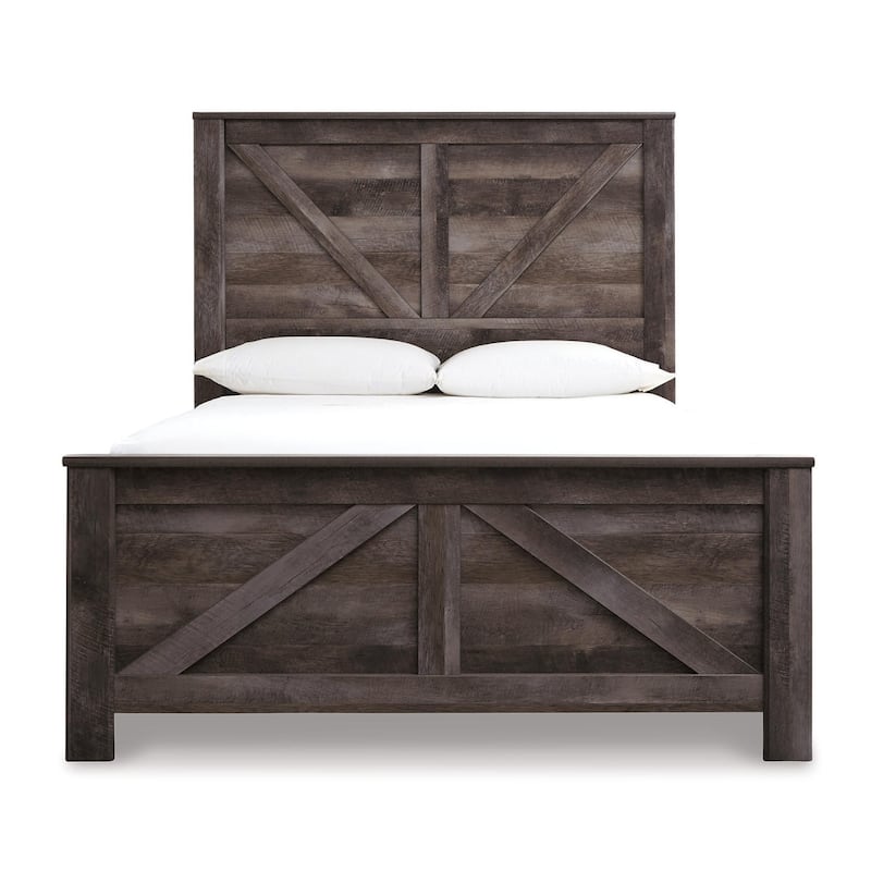 Wynnlow Cross-Buck Panel Bed.