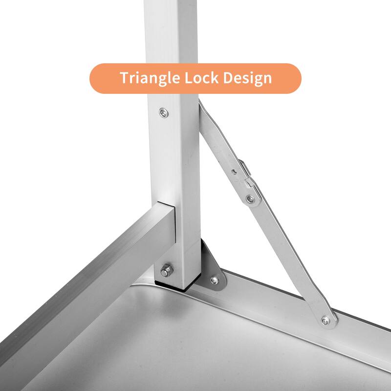 Lightweight Folding Table for Indoor Outdoor Parties and Exhibits