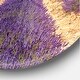 preview thumbnail 2 of 8, Designart 'Blooming Lavender Flower Field' Oversized Traditional Wall CLock