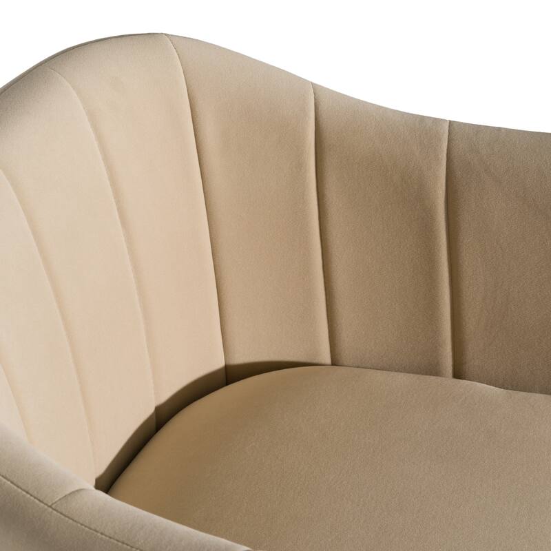 Modrest Danube Modern Beige Fabric Dining Chair