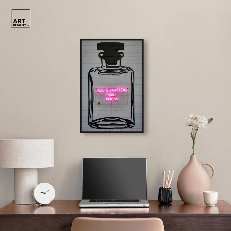 Parisian Parfum Pop Canvas by Art Remedy