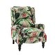 preview thumbnail 86 of 100, Olympus Upholstered Classic Manual Wingback Recliner with Spindle Legs by HULALA HOME