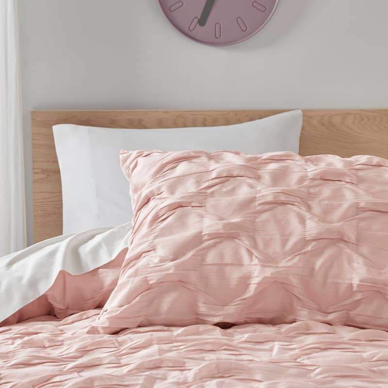 Chelsea Square Bailey Diamond Pucker Woven Comforter Set