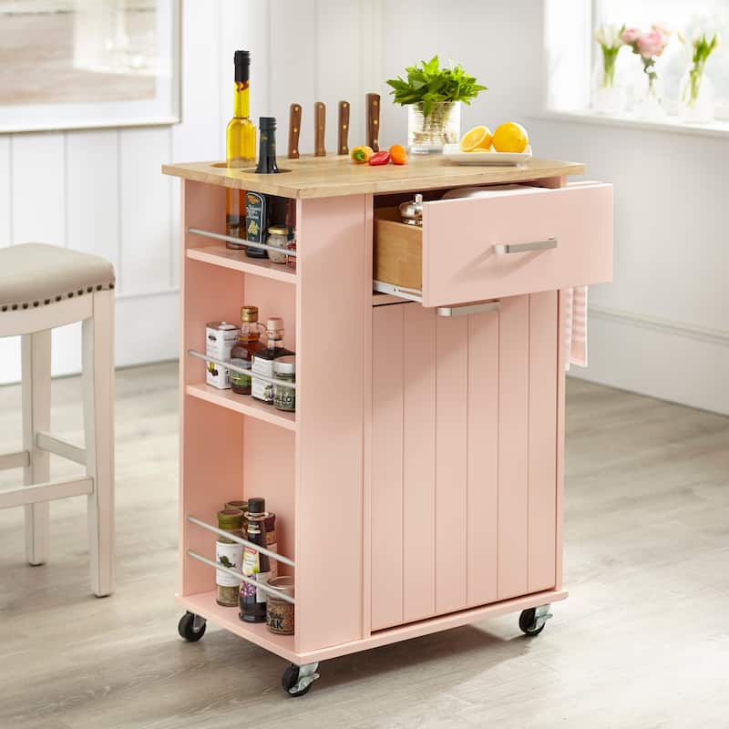 Simple Living Lima Rolling Kitchen Cart