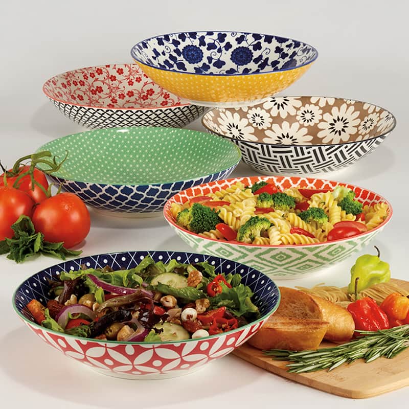 Certified International Soho All Purpose Porcelain Bowls (Set of 6)