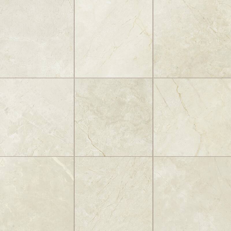 Merola Tile Reve Beige 11-3/4" x 11-3/4" Porcelain Floor and Wall Tile