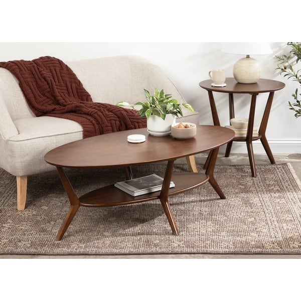 Kate and Laurel Nylah Oval Coffee Table - On Sale - Bed Bath & Beyond ...