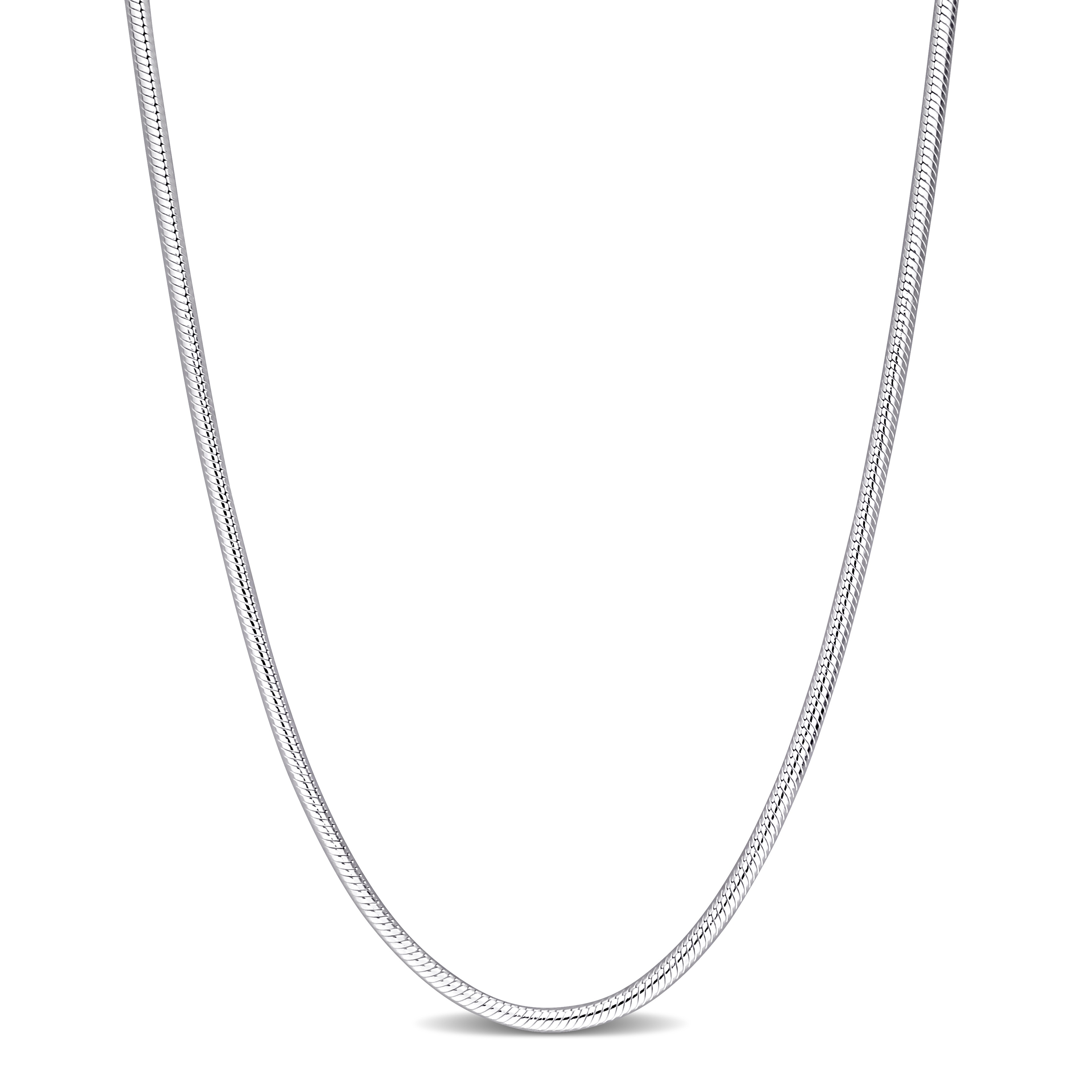 Miadora Snake Chain Necklace in Sterling Silver