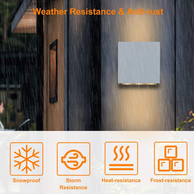 Outdoor Wall Light LED Lamp Sconce Lantern 6W 360Lm