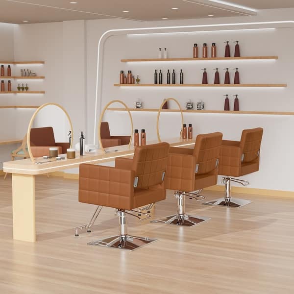 Salon Chair For Hair Stylist OmySalon 3' X 4' Barber Floor Mat