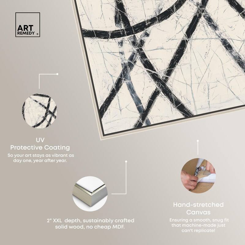 Intersecting Lines II Canvas by Art Remedy