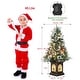 preview thumbnail 2 of 6, 3FT Prelit Snow Flocked Christmas Tree with Prelit Premium 78 LED 8 Mode Battery Powered_2pack - 3FT 2Pack