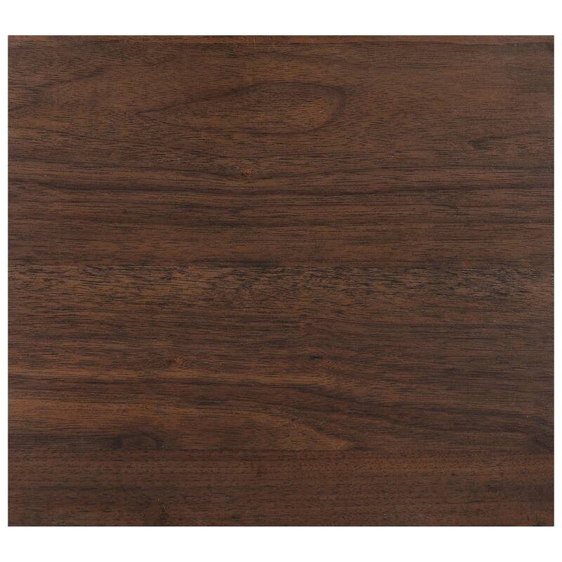 Gracia Walnut and Black Platform Bed