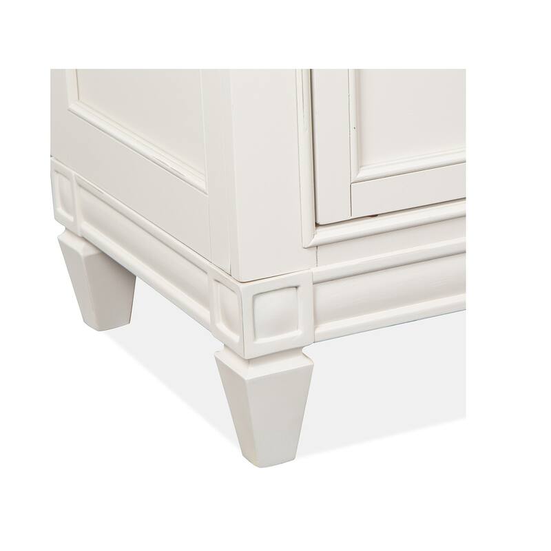 Magnussen Home Willowbrook Egg Shell White With Slight Rub Through Drawer Dresser