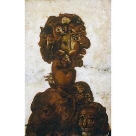 The Four Elements - Earth by Giuseppe Arcimboldo Abstract Art Print ...