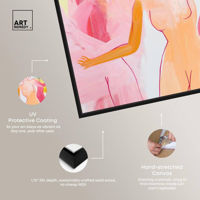 Three Graces Canvas by Art Remedy