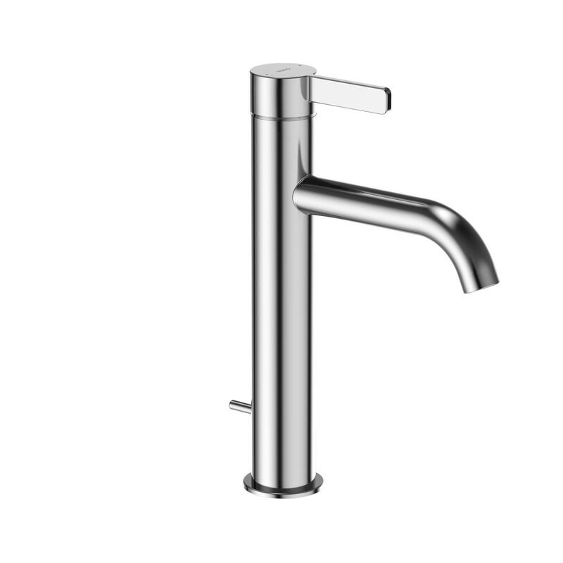 TOTO GF 1.2 GPM Semi-Vessel Single Hole Bathroom Faucet with Pop-Up