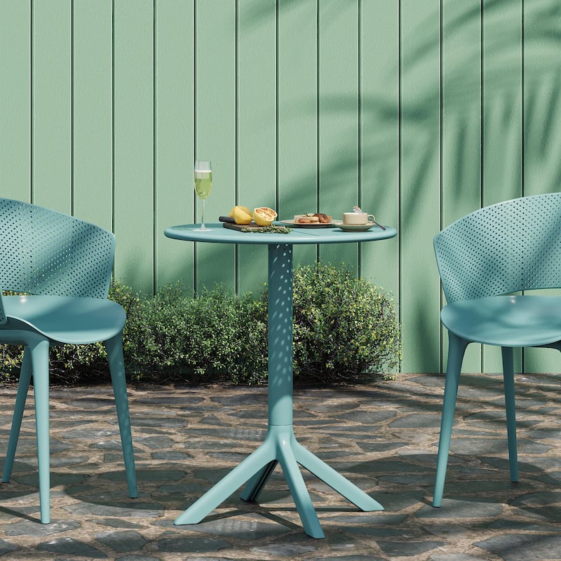 Christopher Knight Home - Cedric Modern Outdoor Plastic Bistro Table