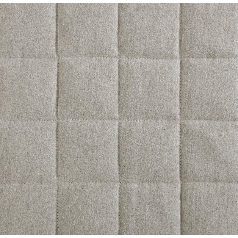 Calvin Klein Melange Cotton Flannel Solid Reversible Quilt