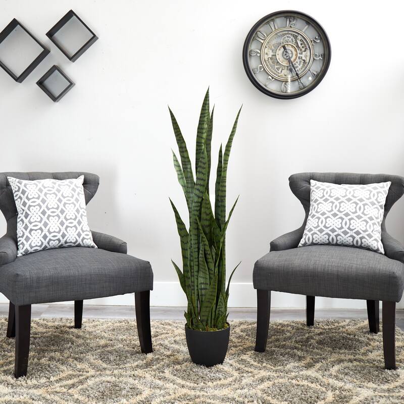46" Sansevieria Artificial Plant - Green