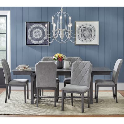 Simple Living Riga 7-Piece Expandable Dining Set