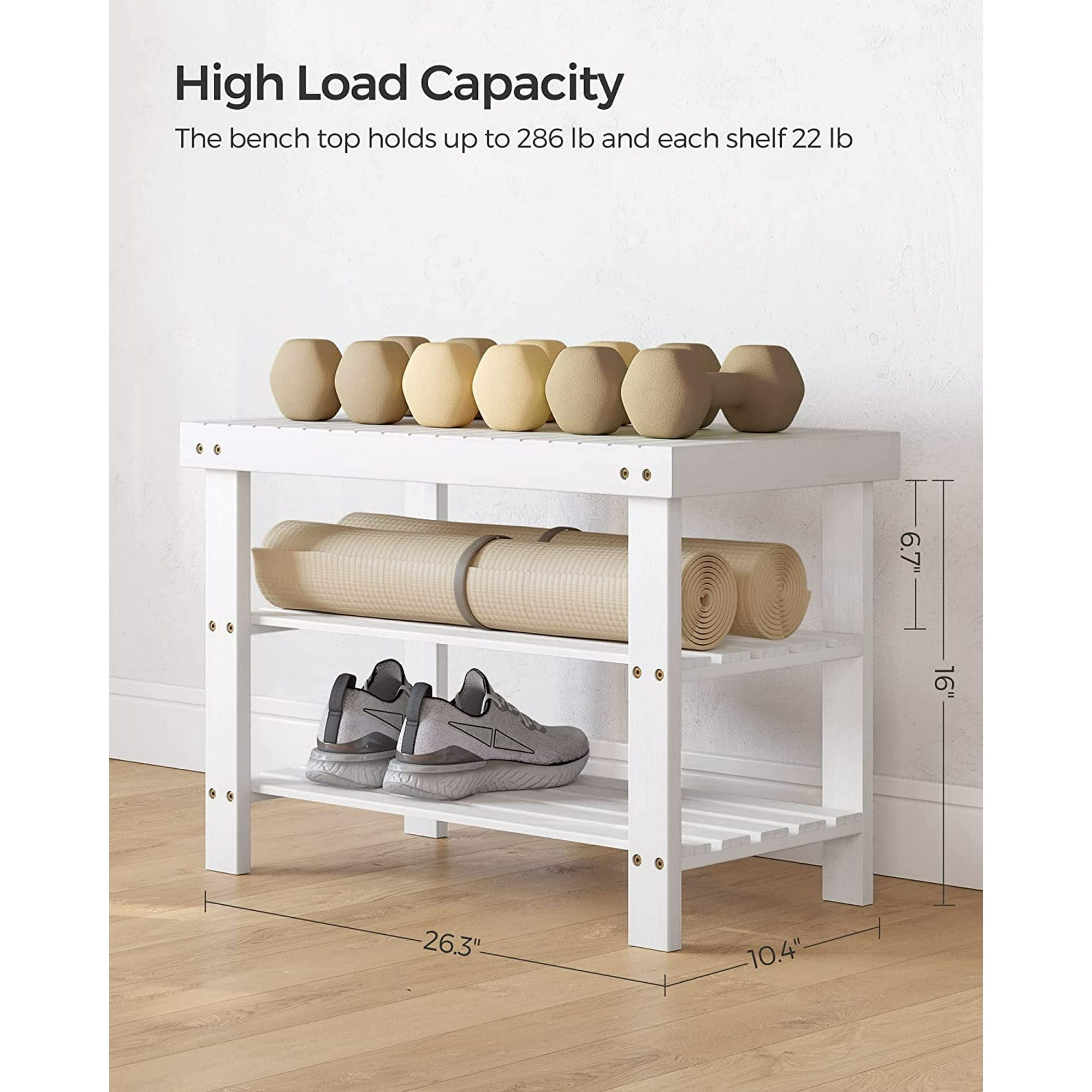 3-Tier Bamboo Shoe Rack Bench Entryway Shoe Storage Organizer - On Sale -  Bed Bath & Beyond - 35623248