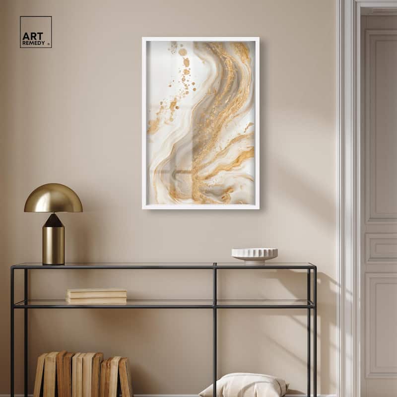 Gold Vein Shadowbox by Art Remedy