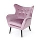 preview thumbnail 39 of 68, Alyssa Mid-century Upholstered Arm Chair by Christopher Knight Home - 30.25"D x 34.25"W x 39.75"H