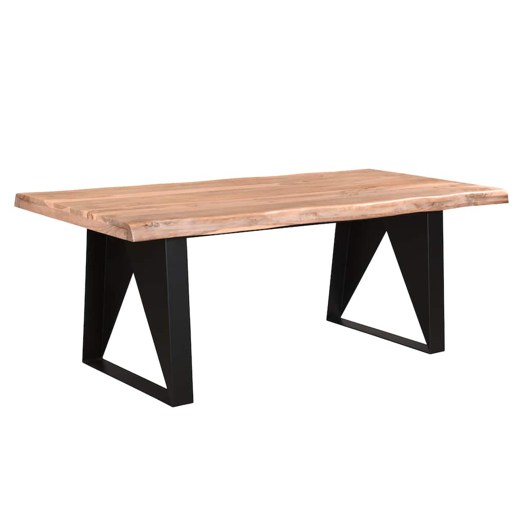Sienna 80-inch Wave Edge Dining Table