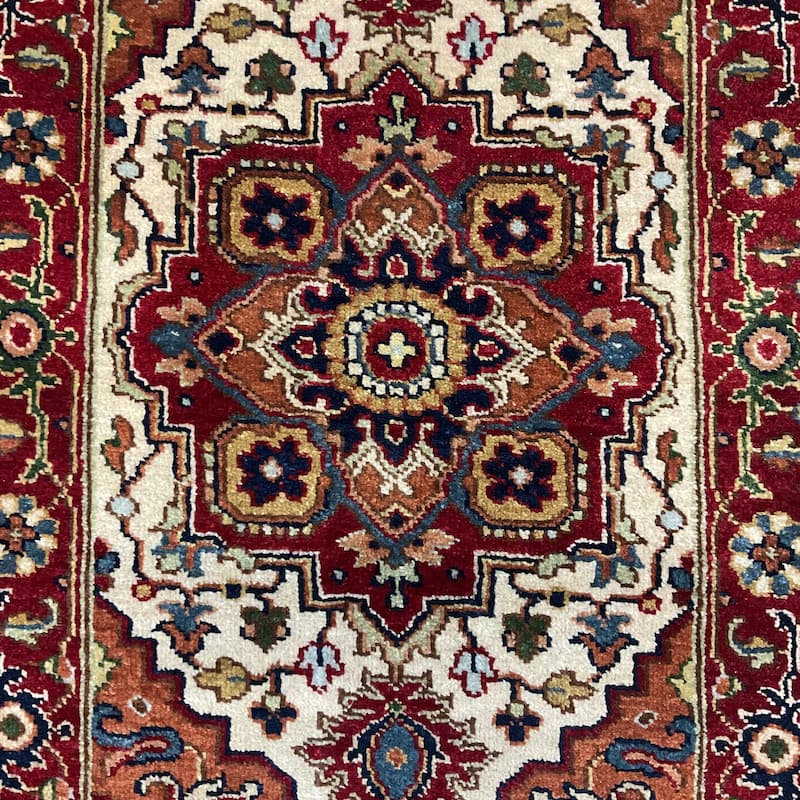 HERAT ORIENTAL Hand-knotted 2' x 3' Indo Serapi Wool Rug - 2' x 3'
