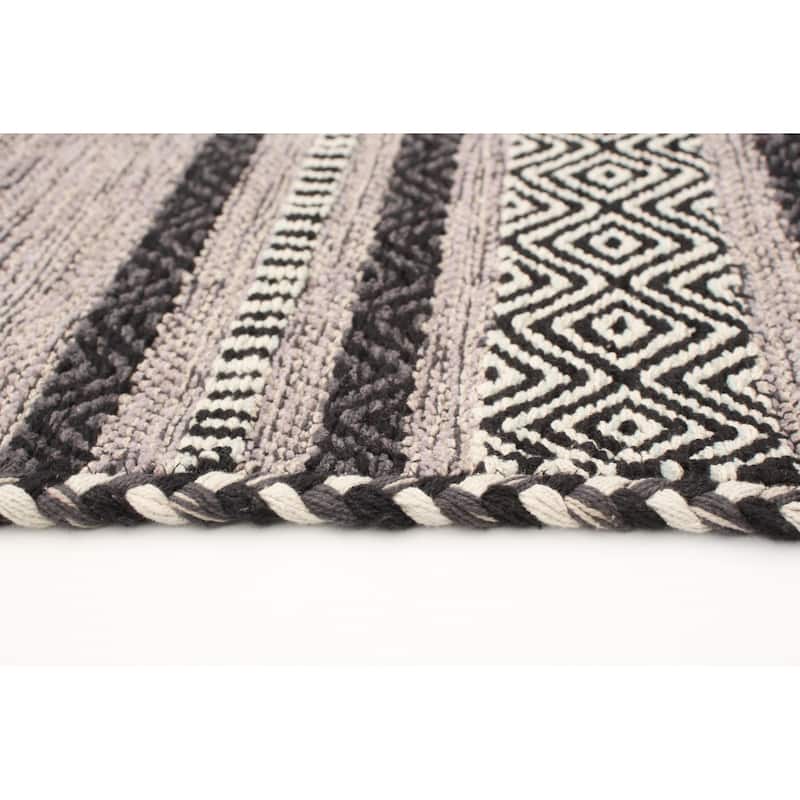 ECARPETGALLERY Arizona Flat-weave Wool Kilim Area Rug