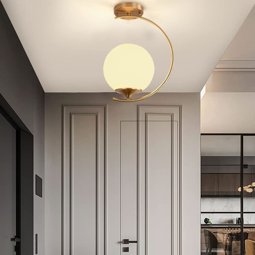 Flush mount globe chandelier clearance