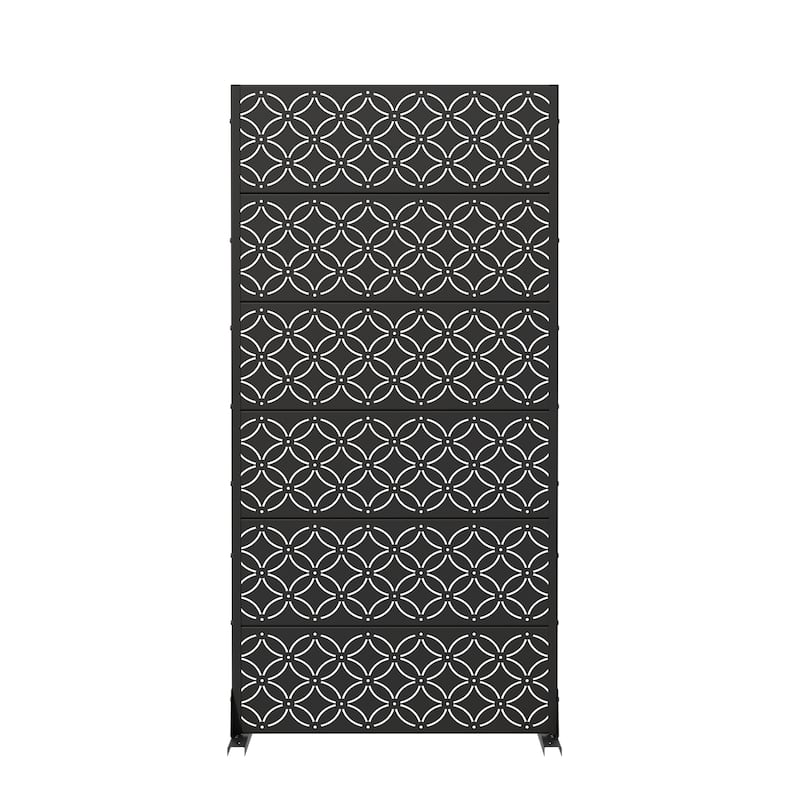 Palace Metal Privacy Screen Panel Free Standing