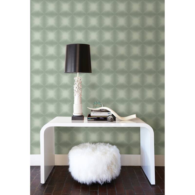 Kenneth James Echo Sage Geometric Wallpaper - 20.5in x 396in x 0.025in