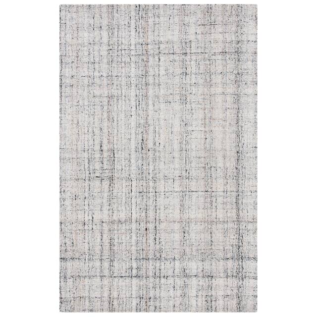 SAFAVIEH Handmade Abstract Nettie Modern Viscose Rug - 11' x 15' - Camel/Black