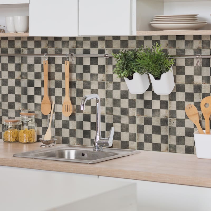 Merola Tile D'Anticatto Decor Quadrati 8-3/4" x 8-3/4" Porcelain Floor and Wall Tile