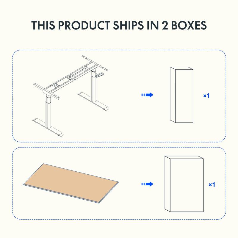 FLEXISPOT Home Office Height Adjustable Standing Desk 3-Stage Dual Motor Bamboo Rectangle Desktop