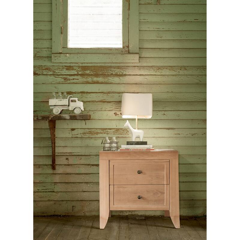 Milk Street Cameo 2 Drawer Nightstand