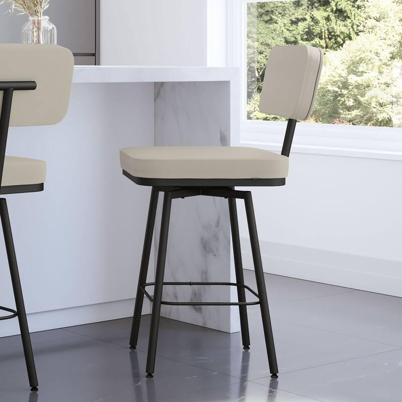 Amisco Tereza Swivel Counter and Bar Stool