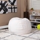 preview thumbnail 29 of 54, Small Refillable Bean Bag Chair for Kids and Teens White Furry