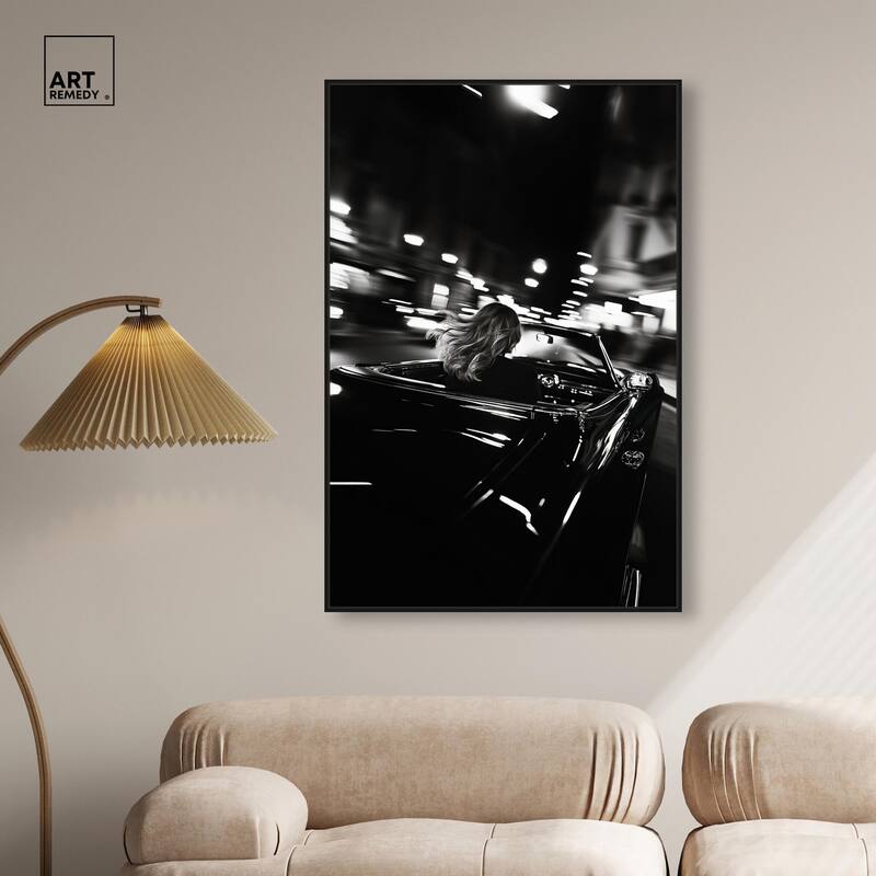 Night Ride Rhapsody Canvas by Art Remedy