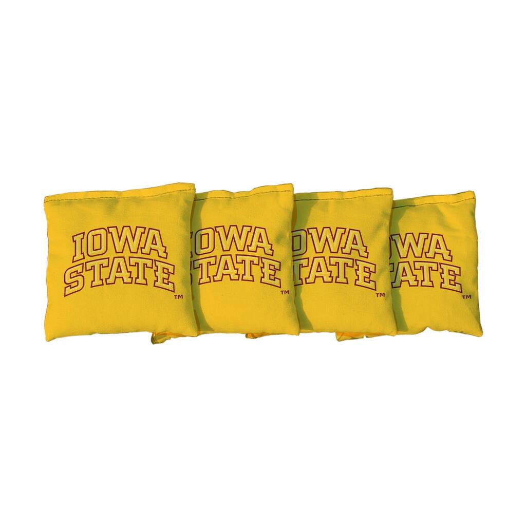 Iowa State Yellow Cornhole Bags