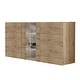 preview thumbnail 9 of 8, Wall Mounted Floating Sideboard Oak