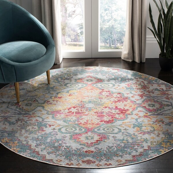 【60％OFF】 Ezia Windsor SAFAVIEH Shabby Rug Polyester Oriental Chic ドライヤー