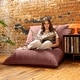 preview thumbnail 34 of 58, Pillow Saxx Dream Lounger with Wood Frame - 3-in-1 Bean Bag