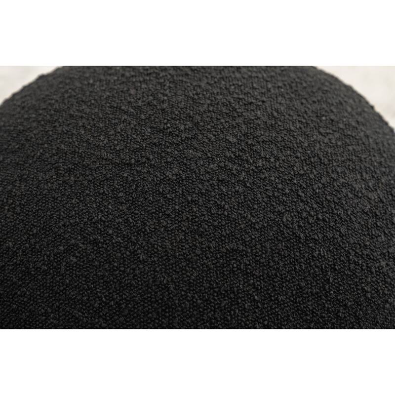 Velvet Round Footrest Ottoman