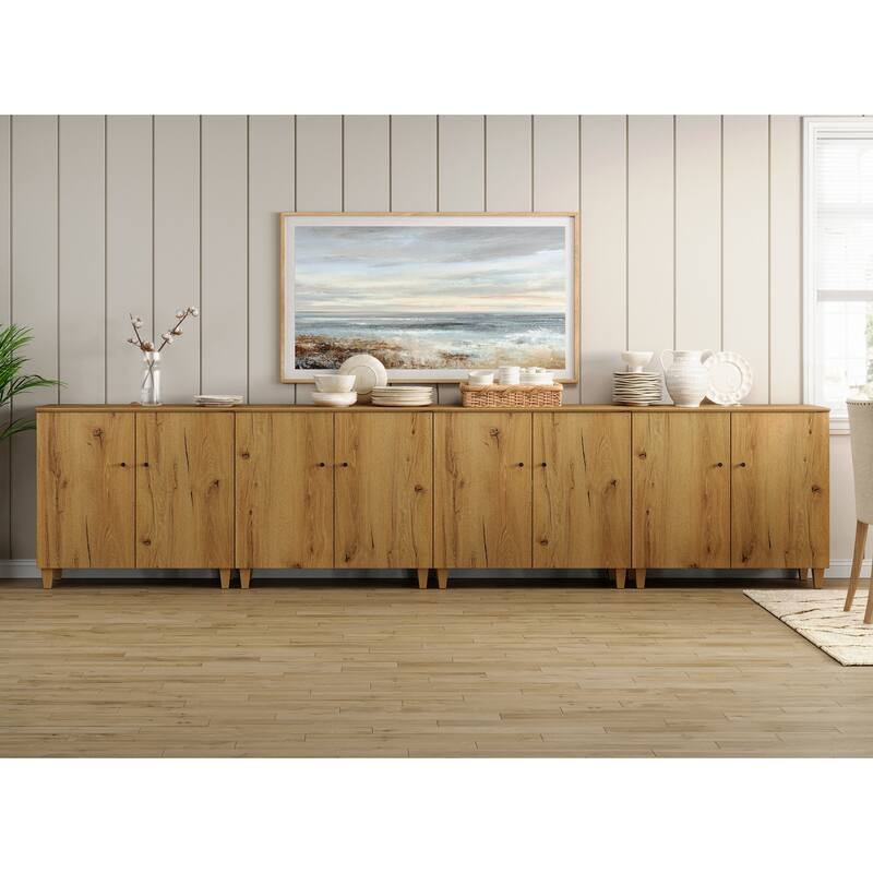 Sideboards Buffet Cabinets with Doors for Dining Room, 32.4"H