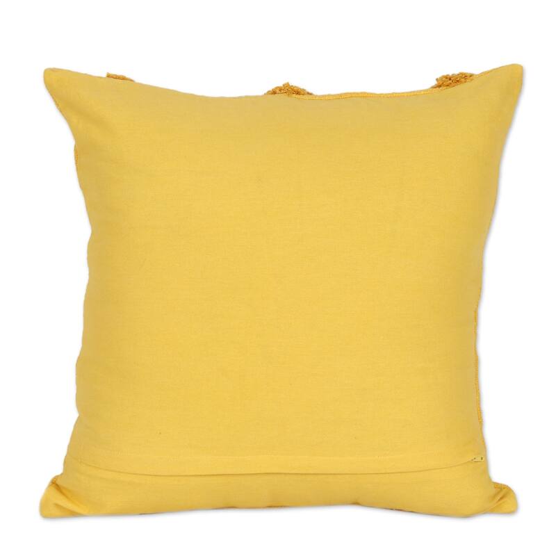 Novica Handmade Odds Are Embroidered Cotton Cushion Covers (Pair)