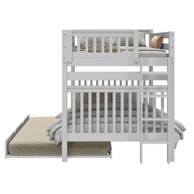 Taylor & Olive Trillium Full over Full Bunk Bed, Full Trundle